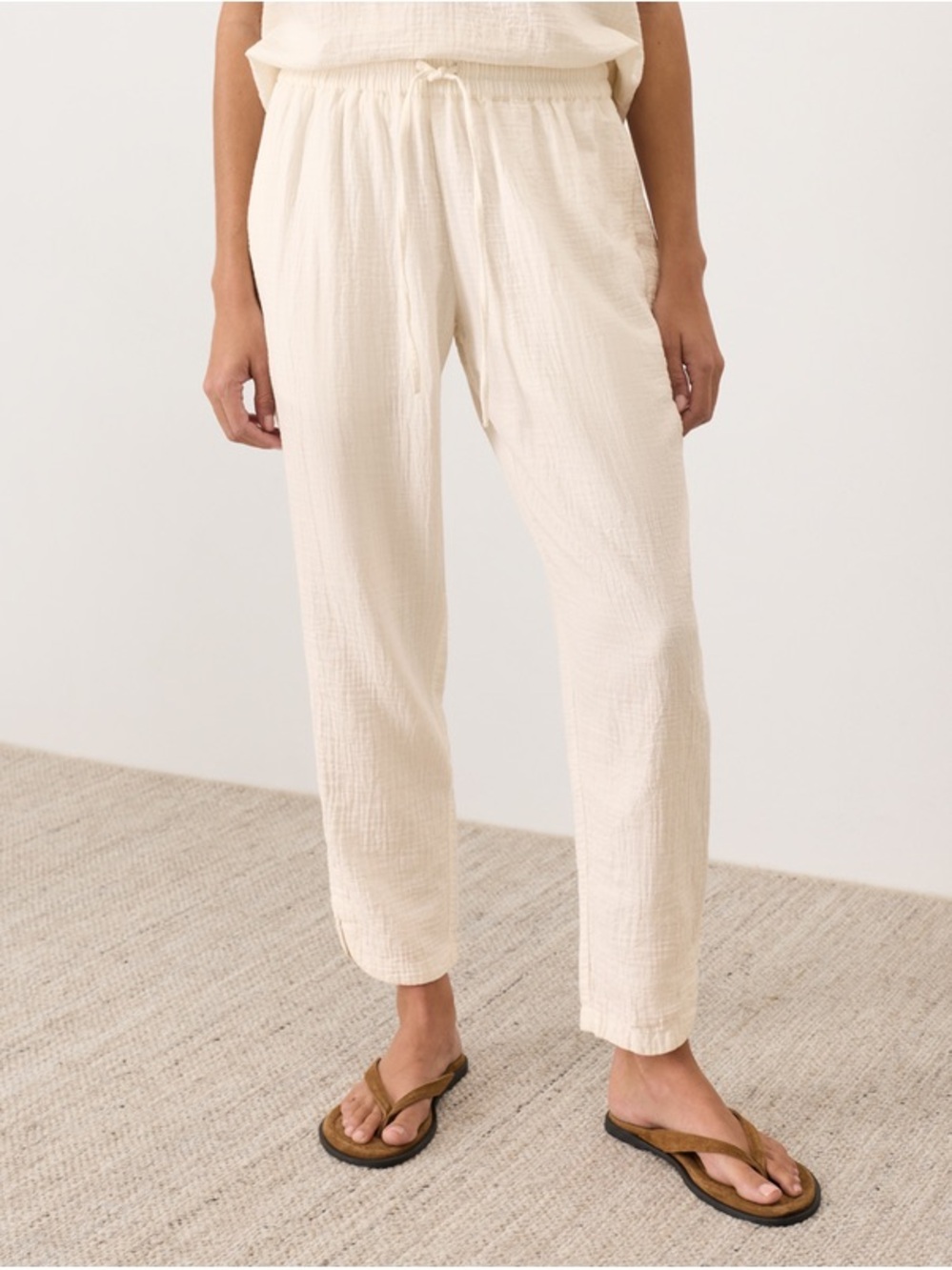 Organic Coastal Double Gauze Tapered Pull-On Pant PACT